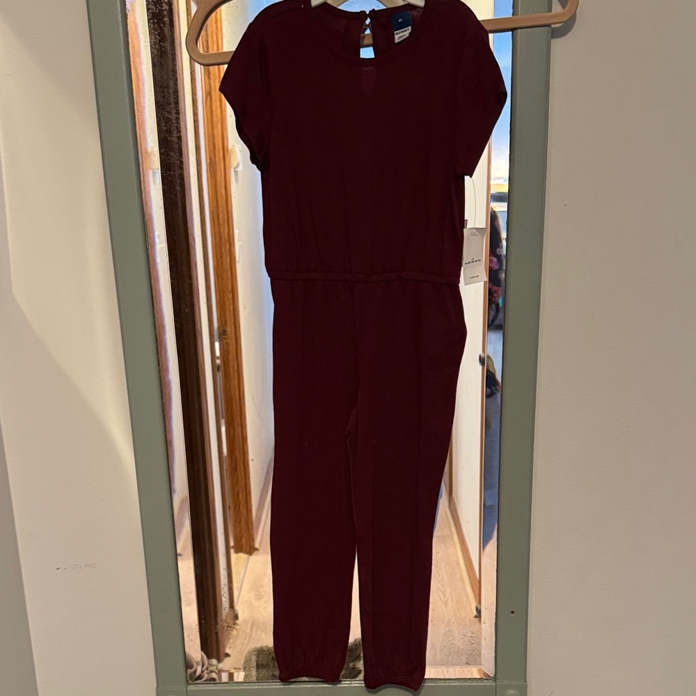 Elegant Burgundy Jumpsuit